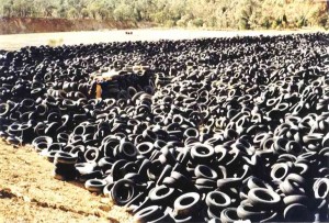 Tyre rubber recycling Brisbane - Australian Scrap Tyre Disposals